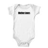 Mother Jones Logo (Black) Onesie