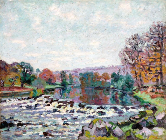 Jean Baptiste Armand Guillaumin, ‘Le Barrage de Genetin (The Genetin Dam)’, ca. 1905, R. S. Johnson Fine Art