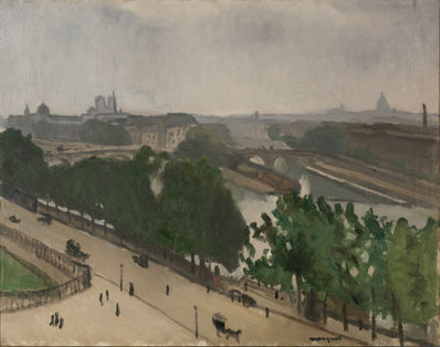 Albert Marquet, ‘Vue de Paris avec Notre-Dame et le Vert-Galand’, ca. 1909