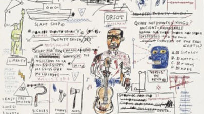 Jean-Michel Basquiat, ‘Undiscovered Genius’, 1982-83/2019