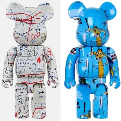 Jean-Michel Basquiat, ‘Basquiat Bearbrick 400% Companions Set of 2 (Basquiat BE@RBRICK)’, ca. 2018