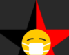 Anarchist star with Mask Emoji