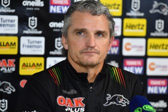 Coach Ivan Cleary has his Panthers  purring as the finals approach.