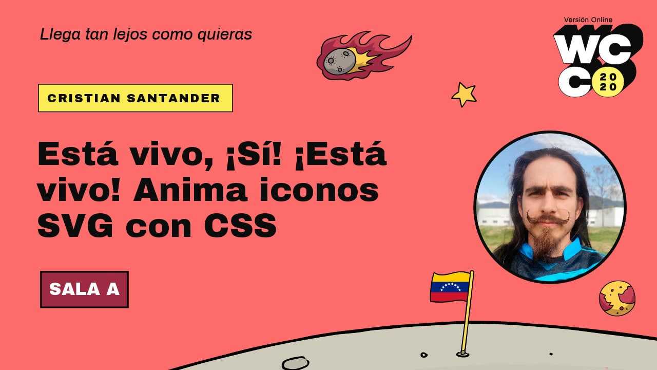 Cristian Santander: Está vivo, ¡sí, está vivo! anima iconos SVG con CSS