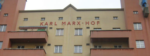 Remains of "Red Vienna" social housing from the 1920s, 2013