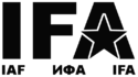 Logo of the International of Anarchist Federations. IAF-ИФA-IFA