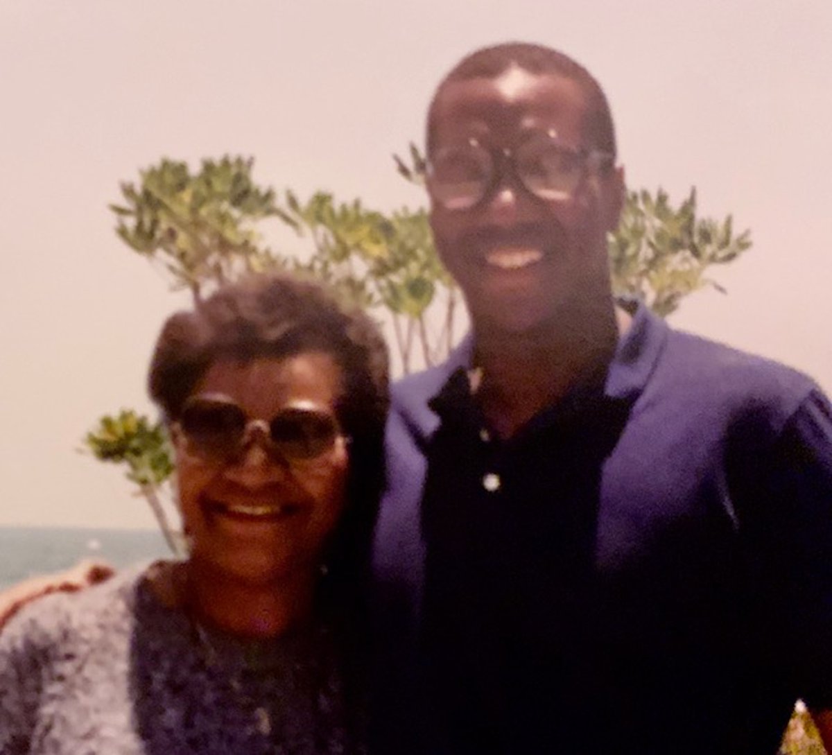 Photo of Ed Taylor and his mother