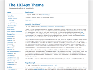 1024px theme for WordPress