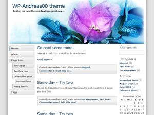 WP-Andreas00 theme for WordPress