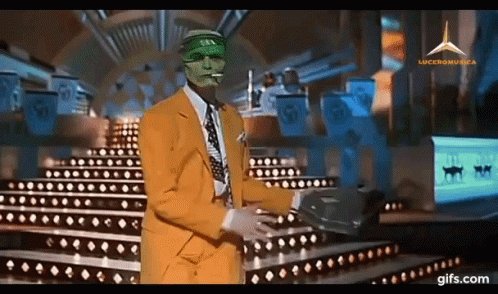 The Mask Smoking GIF