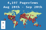 Locations of visitors to this page