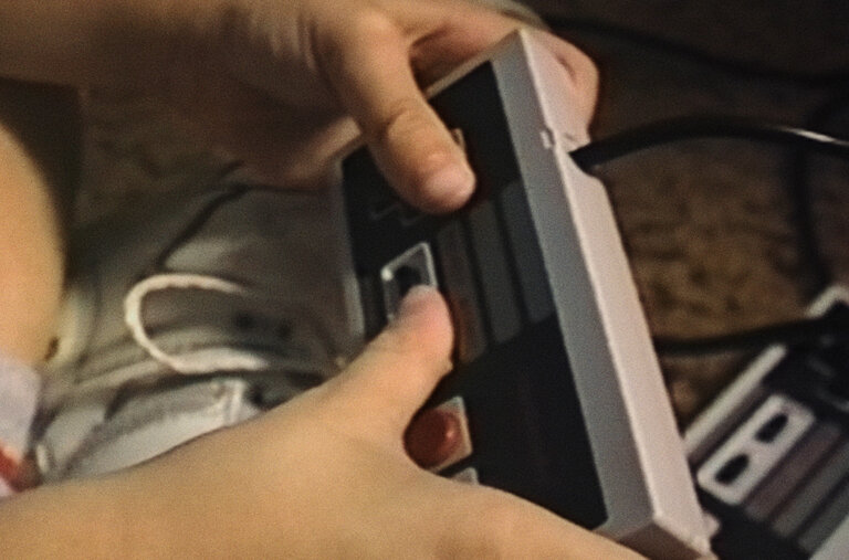 A Nintendo controller in the documentary “Console Wars.”