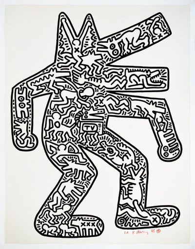 Keith Haring, ‘Dog’, 1986-1987