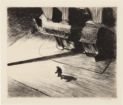 Edward Hopper, ‘Night Shadows’, 1921