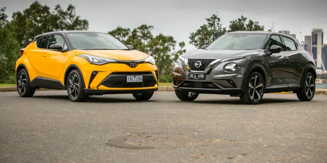 Small SUV review: 2020 Nissan Juke v Toyota C-HR comparison