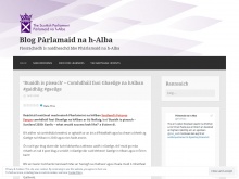 Blog Pàrlamaid na h-Alba