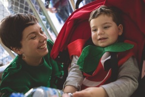 Julia Coorey, pictured with son Michael, is glad she voiced her concerns.