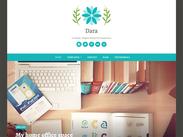 Dara Responsive WordPress theme