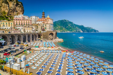 The Amalfi coast.