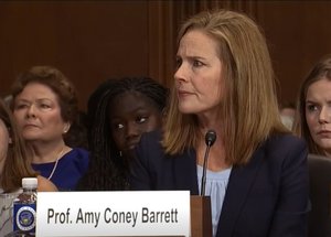 Prof Amy Coney Barrett before the Senate Judiciary Committee