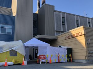 Bartlett Regional Hospital COVID triage in Alaska