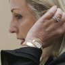 Australia Post's Christine Holgate during a Senate estimates hearing at Parliament House in Canberra on  Thursday.