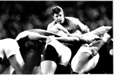 Nick Farr-Jones playing against South Africa in 1993. 