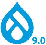 Drupal Evergreen Logo with Release Number