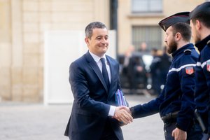 French politician serving as Minister of the Interior Gerald Darmanin