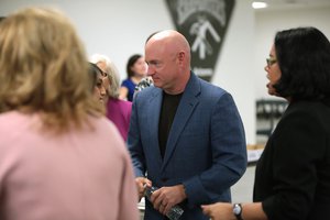 Mark Kelly at the Women Together Arizona Summit at Carpenters Local Union in Phoenix, Arizona