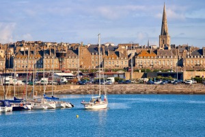 The walled city of Saint-Malo, Brittany.