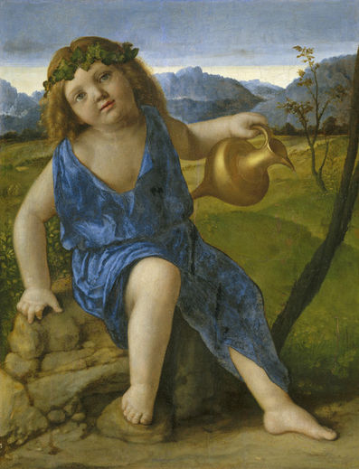 Giovanni Bellini, ‘The Infant Bacchus’, probably 1505/1510