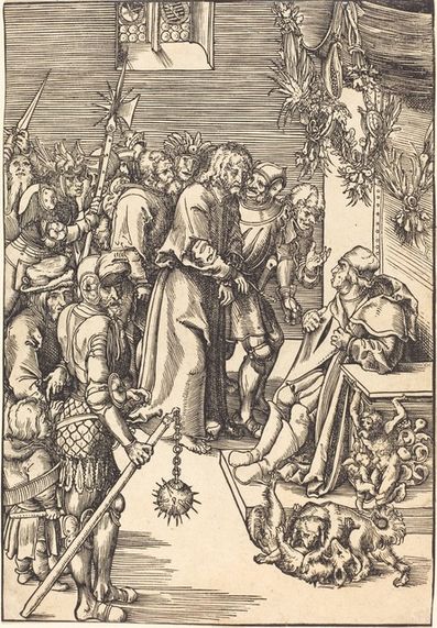 Lucas Cranach the Elder, ‘Christ before Caiaphas’
