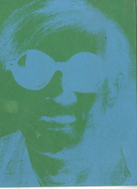 , 'Rare silkscreen invitation card to Andy Warhol birthday celebration, from the collection of Tim Hunt, Andy Warhol's agent at the Warhol Foundation and Tama Janowitz,' 2009, Alpha 137 Gallery