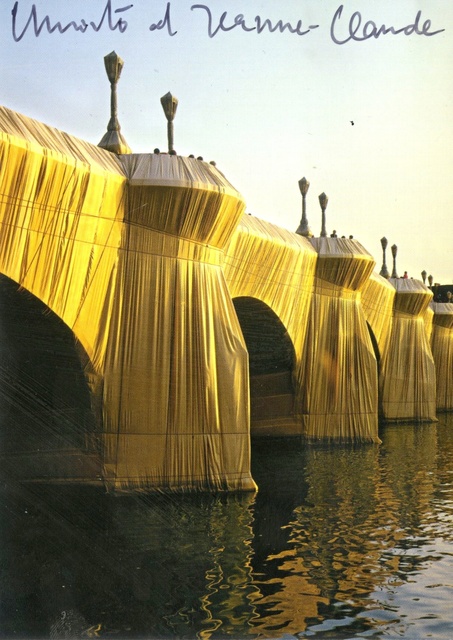 , 'The Pont Neuf Wrapped, Paris, France (Hand Signed) from the collection of Jeanne-Claude's assistant,' 1985, Alpha 137 Gallery