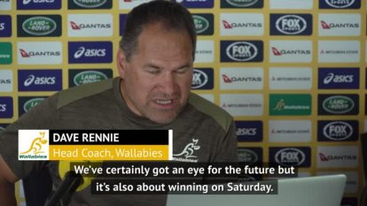 @wallabies Head Coach Dave Rennie has full faith in his young squad ahead of #BledisloeCup 