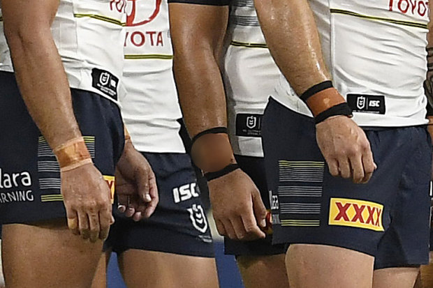 A North Queensland Cowboys player who was involved in a toilet tryst with a woman is the subject of an NRL integrity unit complaint.