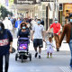 Shoppers returned to the streets of Melbourne on Wednesday.