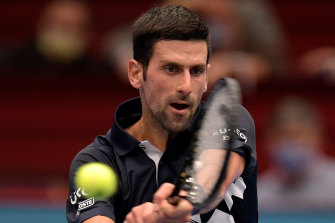 Novak Djokovic overcame a slow start.