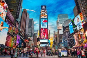 Don't loiter in New York's Times Square.