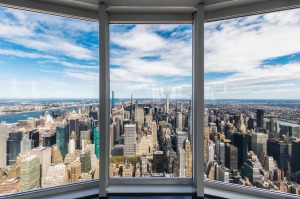 The view from the 102nd floor Observatory.