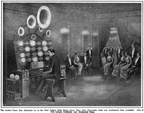 Source: Lee de Forest, “Audion Bulbs as Producers of Pure Musical Tones” (The Electrical Experimenter, December 1915) text-align: