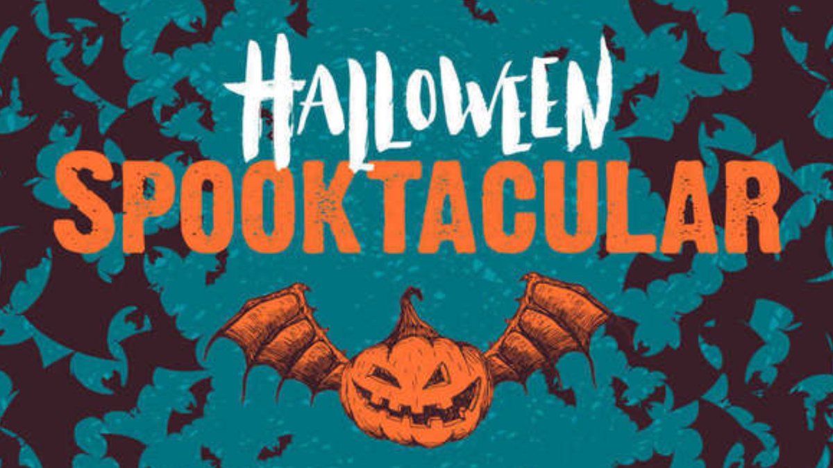 Graphic reading Halloween Spooktacular