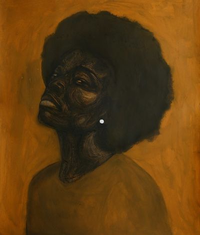 Collins Obijiaku, ‘Girl with Stud Earrings’, 2020