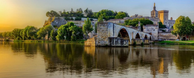 France's Finest: Sunrise at the Avignon Bridge in Provence.