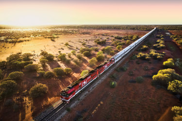 The Ghan has left the station again, after a pandemic-enforced break. 