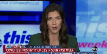 Delusional Gov. Kristi Noem Prefers Attacking Election To Discussing SD's Exploding COVID Rate