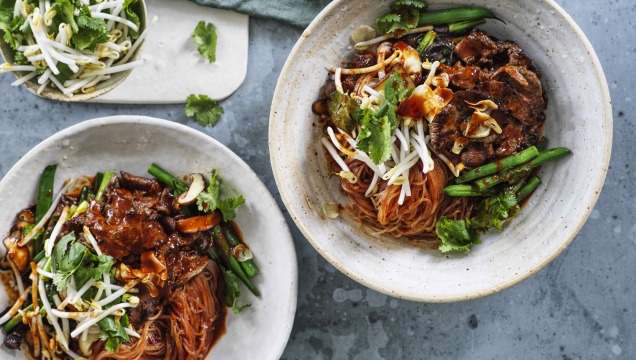 Korean-style beef stir-fry.