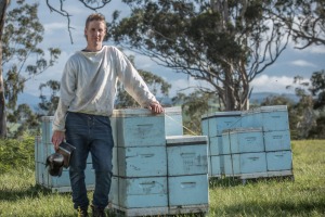 East Gippsland beekeeper Ben Murphy, owner of Tambo Valley Honey.