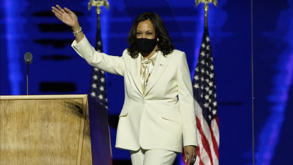 Kamala Harris' suit gave a nod to history at the same time she made it